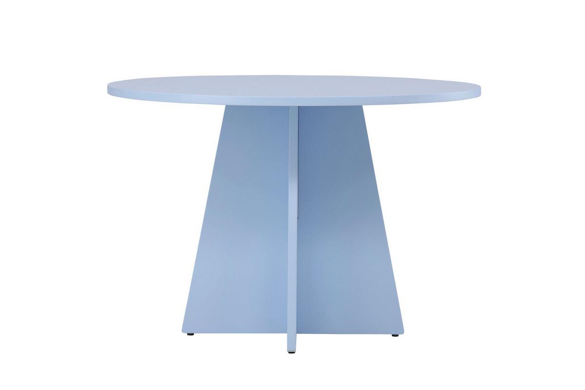 Esstisch Bootcut Hellblau Dxh: 110x75 Cm - Hellblau, MODERN, Holz (110/75cm) - Livetastic