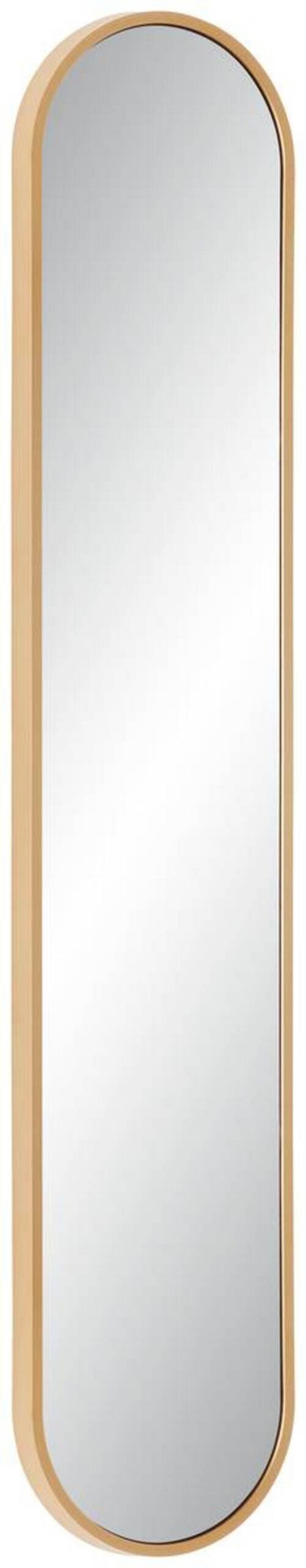 Zrkadlo MONI zlatá - zlatá, Modern, plast/sklo (20/101cm) - Mömax