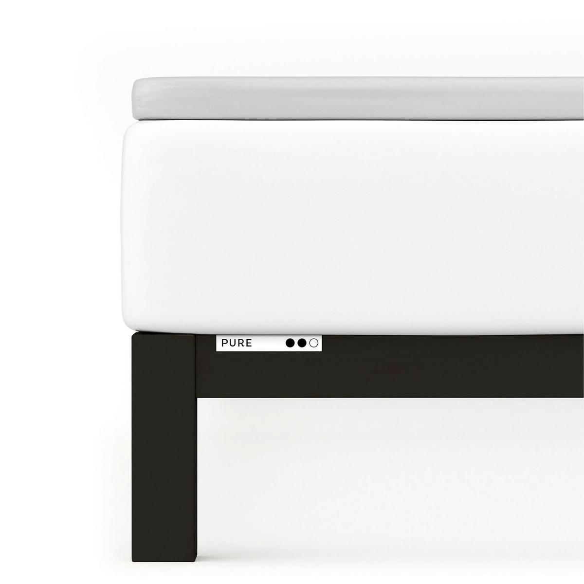 Topper-spannleintuch Pure Topper - Hellgrau, Basics, Textil (120-130/200-220cm) - Schlafgut