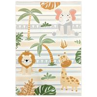 Kinderteppich Tiere, Digitaldruck - Multicolor, MODERN, Textil (100/150cm) - BUNINO