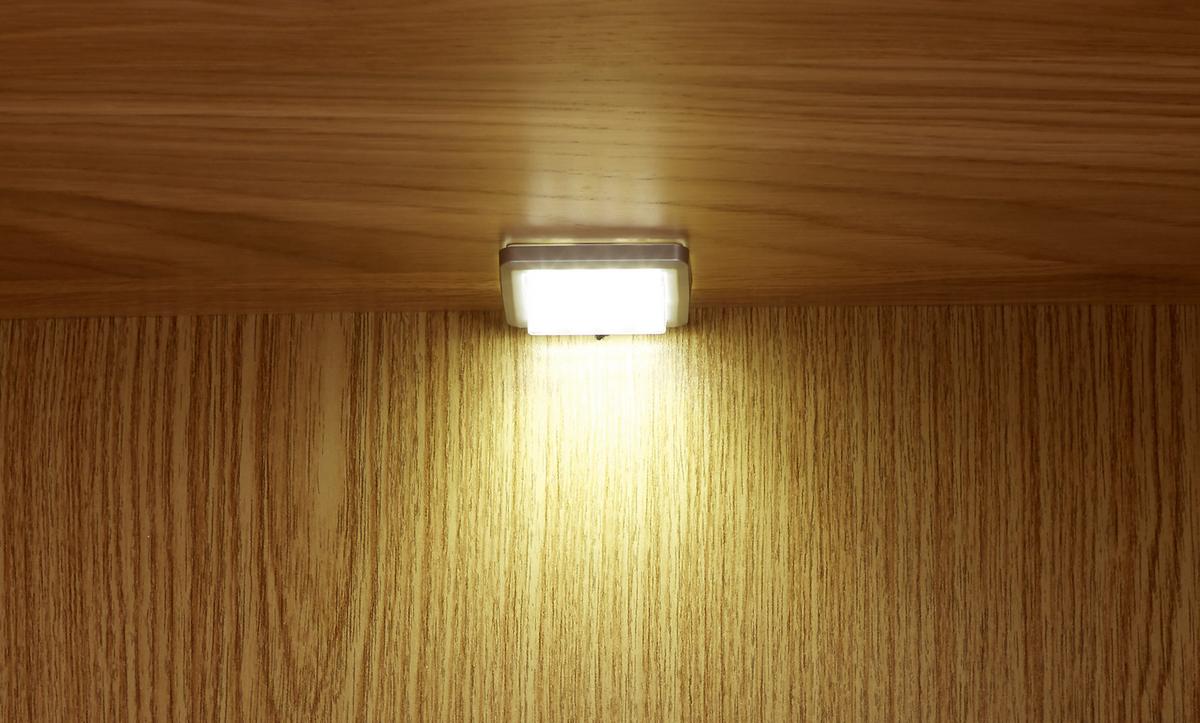 Unterbauleuchte Quattro, 1-Fach - Chromfarben, MODERN, Kunststoff