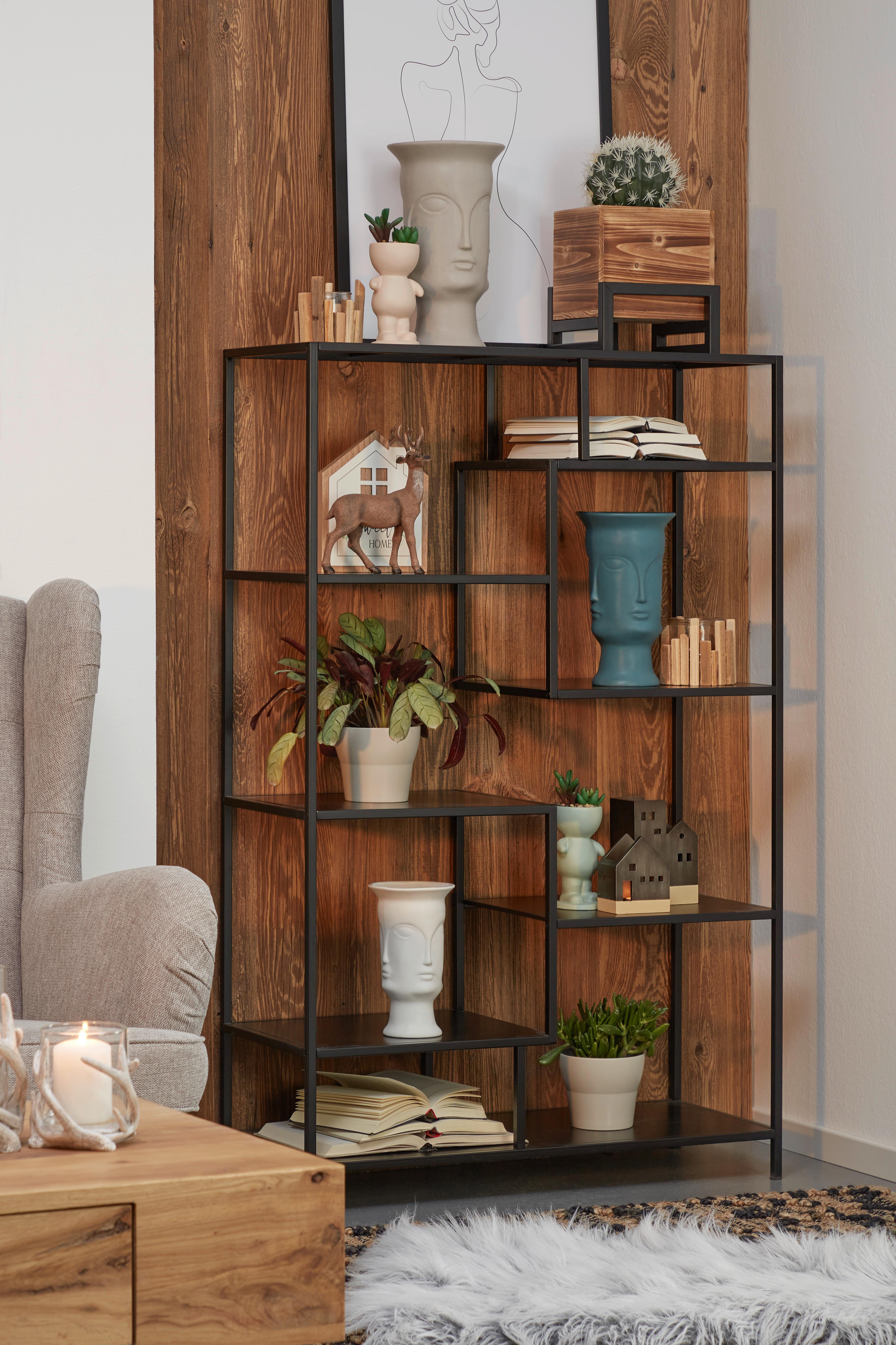 Vase Herodes Porzellan Blau H: 29,5 Cm - Blau, MODERN, Keramik (17/29,5cm) - Luca Bessoni