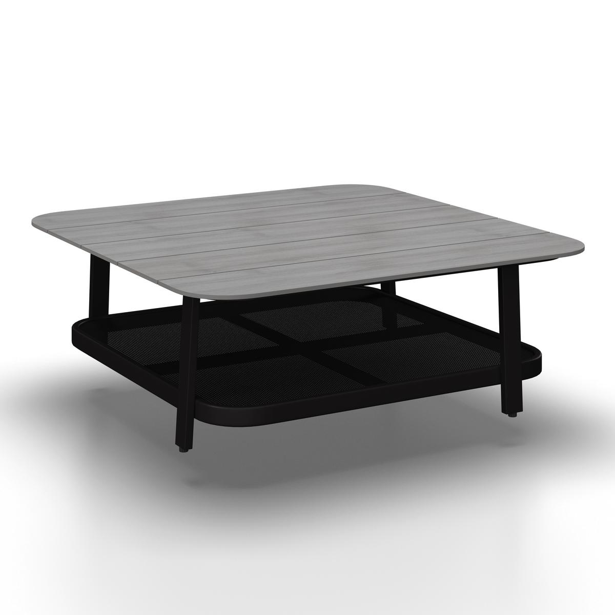 TERASOVÁ SEDACIA SÚPRAVA MARA - čierna/sivá, Modern, kov/textil (186/61/76,5cm) - Bessagi Garden