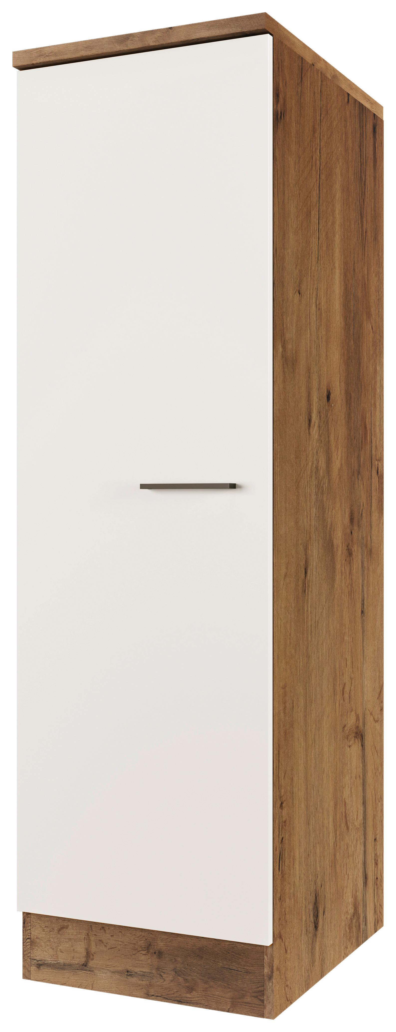 Küchen-hochschrank Avila B: 50 Cm Eichefarben/magnolie - Eichefarben/Magnolie, KONVENTIONELL, Holzwerkstoff (50/168,5/60cm) - FlexWell