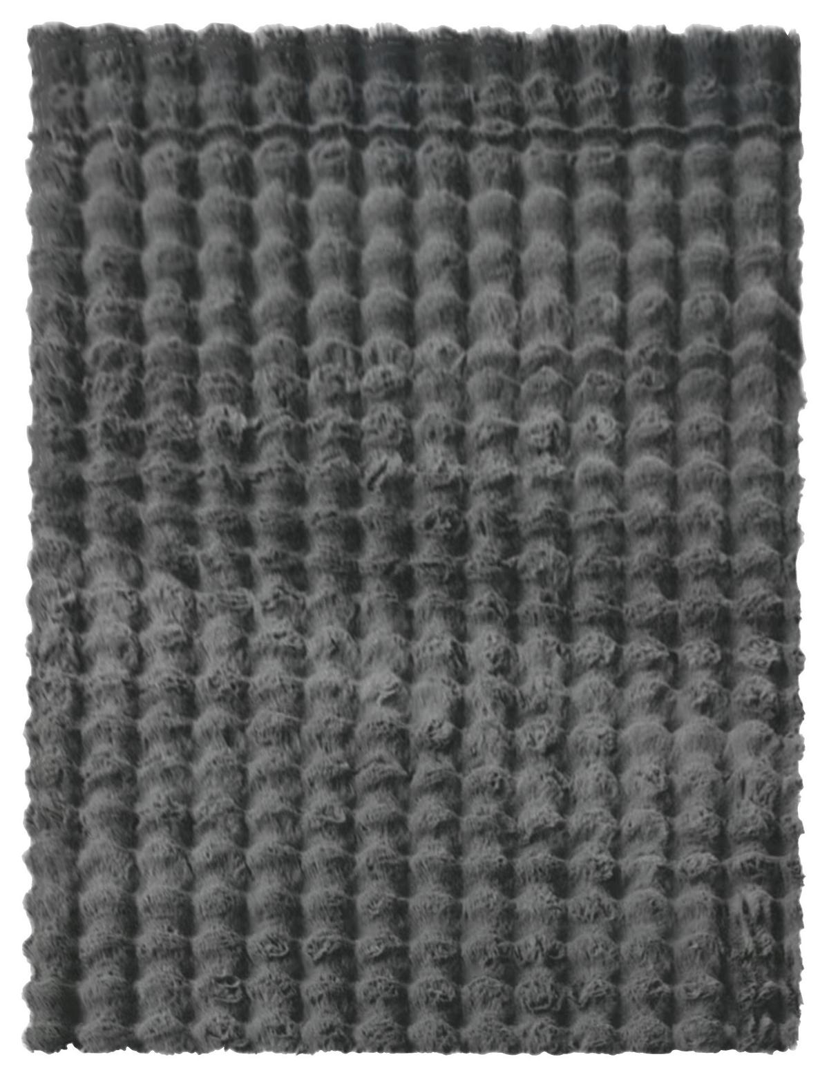 Fellteppich Marlene Anthrazit 120x160 Cm - Anthrazit, ROMANTIK / LANDHAUS, Textil (120/160cm) - James Wood