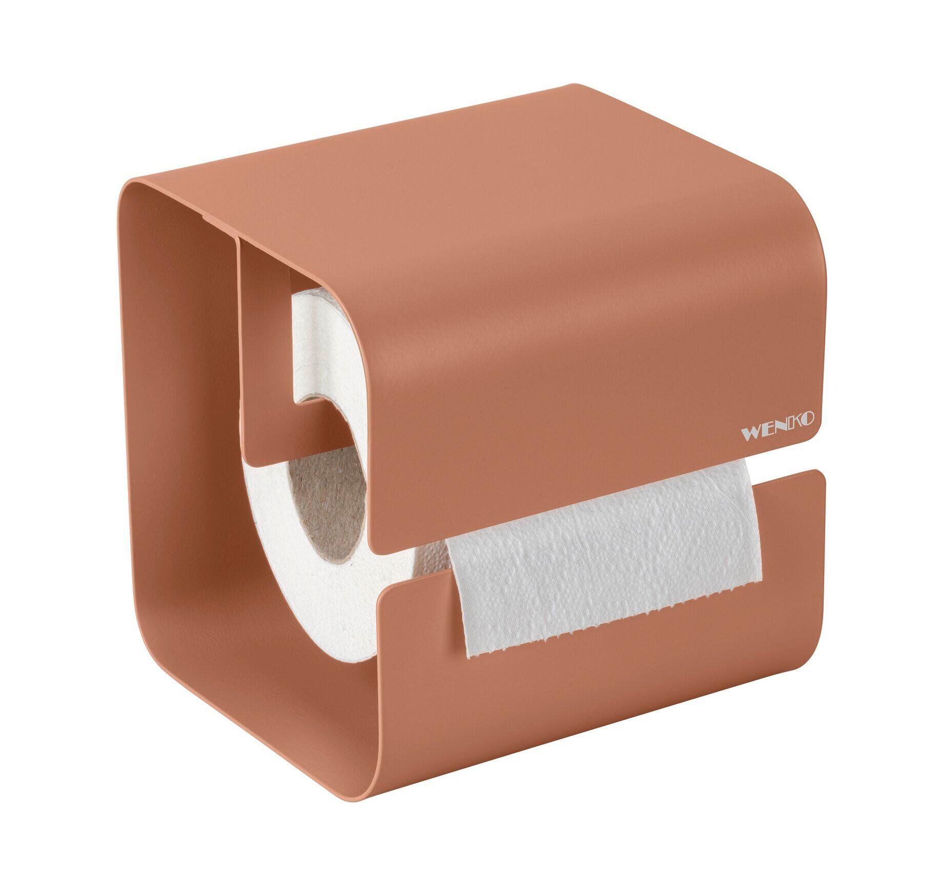 DRŽIAK NA TOALETNÝ PAPIER TURBO-LOC LIZAN - hnedá, Modern, kov (14/14,5/13,7cm) - Mömax