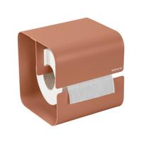 DRŽIAK NA TOALETNÝ PAPIER TURBO-LOC LIZAN - hnedá, Modern, kov (14/14,5/13,7cm) - Mömax