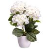 UMĚLÁ ROSTLINA BEGONIENBUSCH I - oranžová/bílá, Konvenční, plast (32cm) - Modern Living