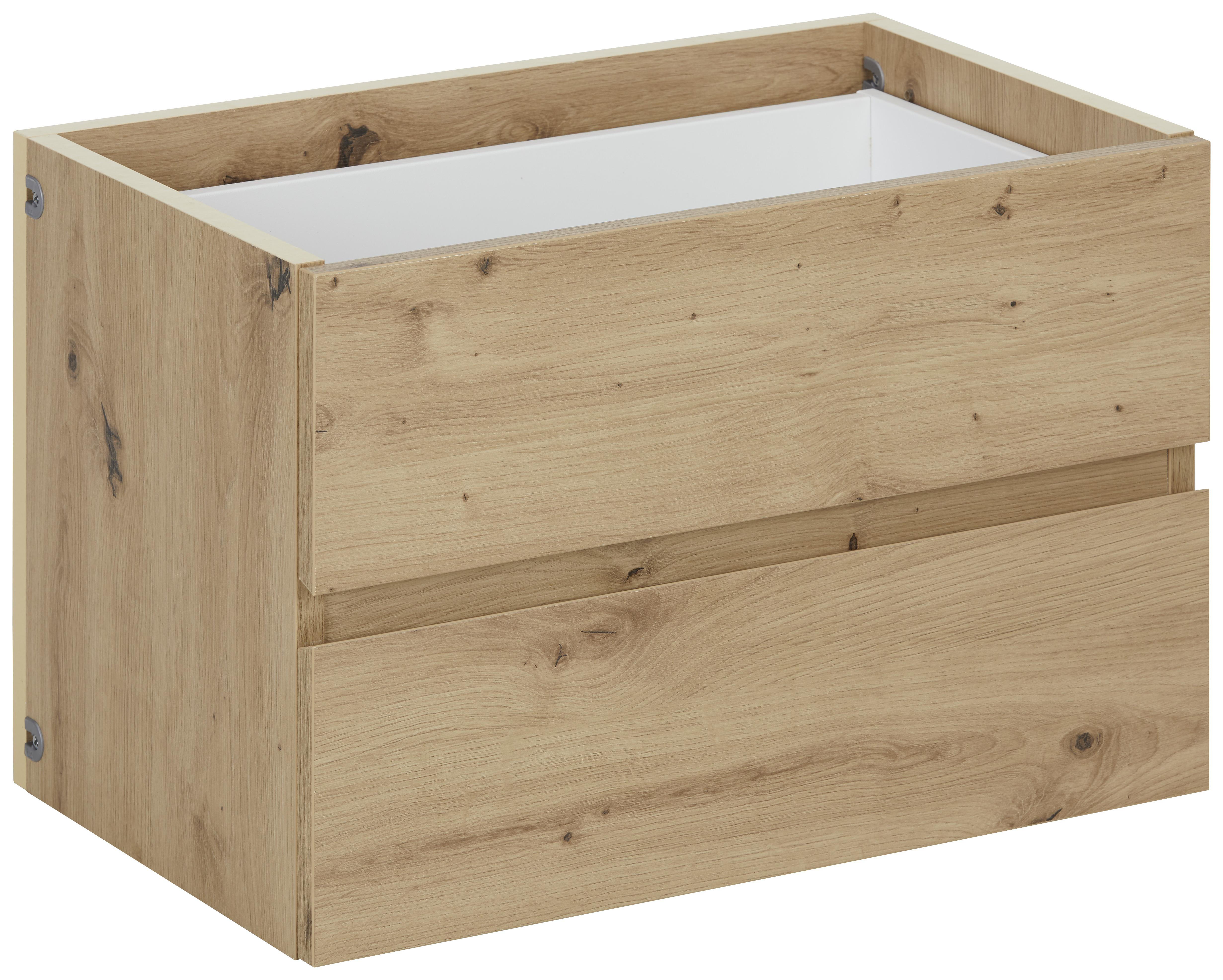 Nástavec So Zásuvkami Silas - farby dubu, Moderný, kompozitné drevo (52/35/34cm) - Modern Living