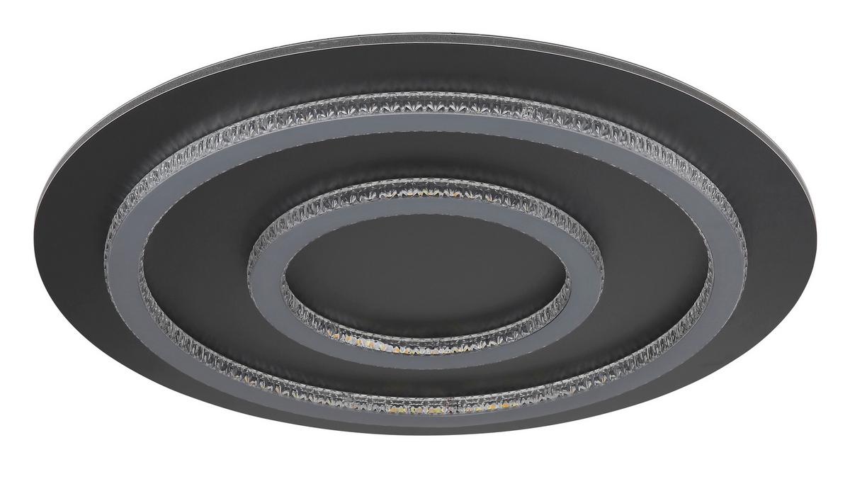 Led Mennyezeti Lámpa 48042-60a  Jayden - világosszürke/fekete, Design, műanyag/fém (55/6cm) - Globo