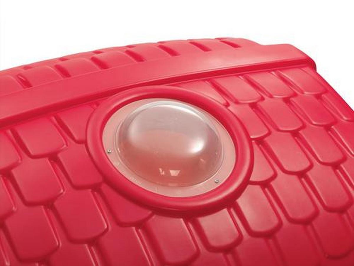 Spielturm Blau/Grün Bunt B: 178 cm 2-teilig - Blau/Grün, Basics, Kunststoff (348/177,8/232,4cm) - Ambia Garden