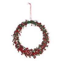 UMELÁ RASTLINA P: 25 cm - zelená/červená, Basics, plast (25cm) - Mömax