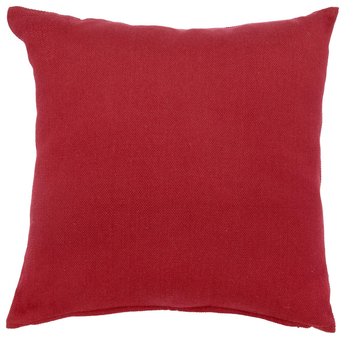 DEKORAČNÍ POLŠTÁŘ Chris, 50/50cm, červená - bordeaux, Moderní, textil (50/50cm) - Premium Living