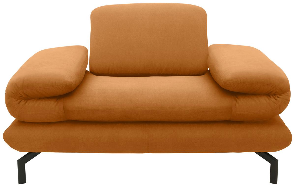 Sessel Looks Xiii - Schwarz/Honig, Design, Textil (139 (197)/83 (110)/98cm) - LOOKS by W.Joop