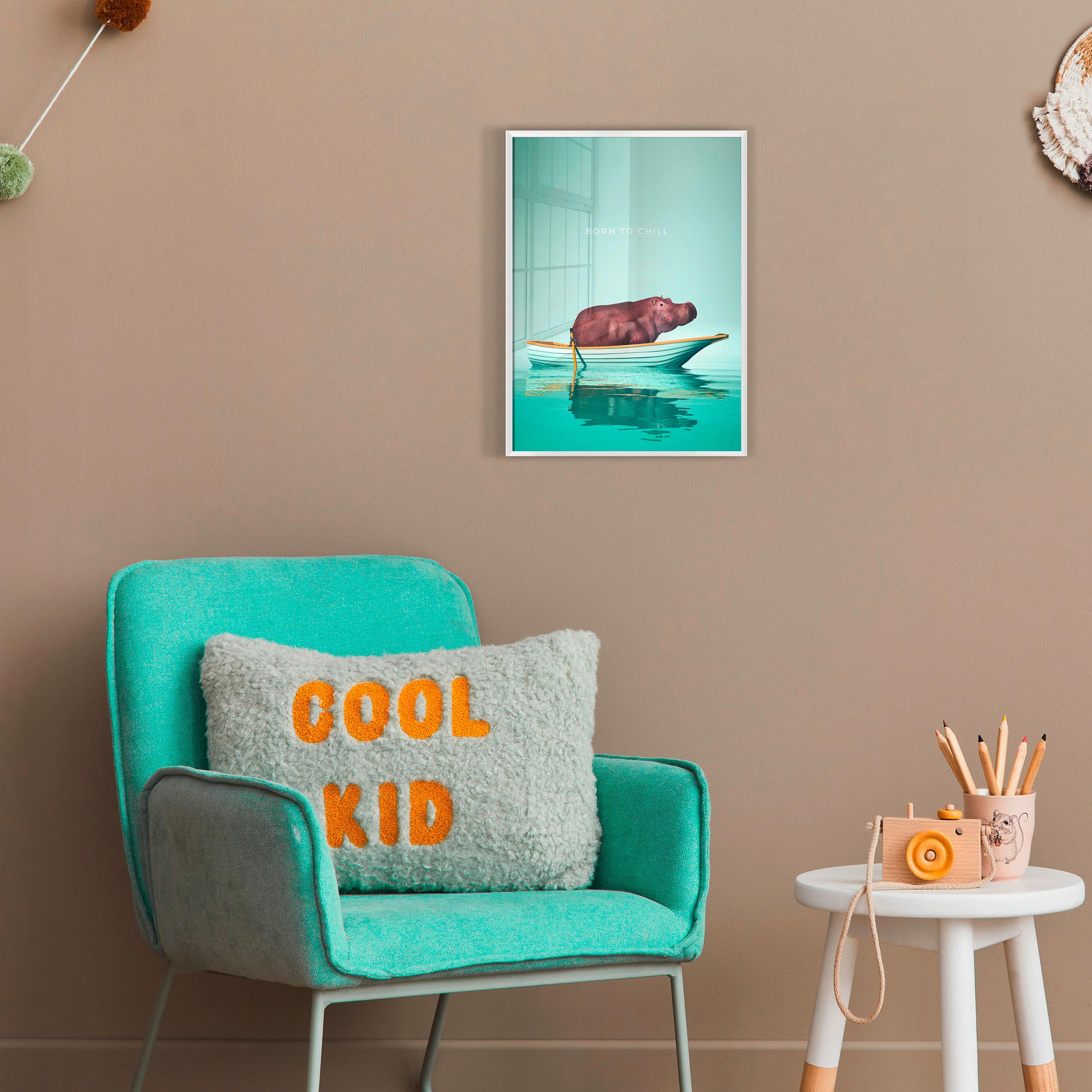 Obraz Vous, 30/40cm - hnedá/jadeitovozelená, kompozitné drevo/papier (30/40cm) - Modern Living