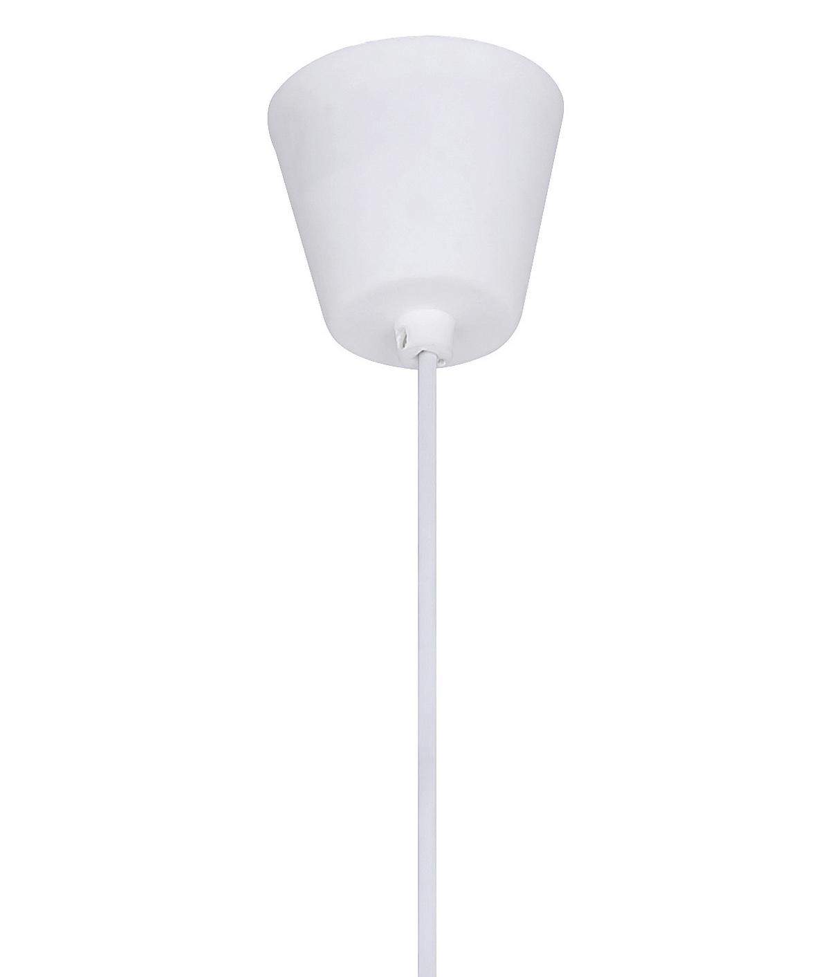 Hängeleuchte Stella H: 150 cm 1-Flammig, Blumen - Weiß, Basics, Kunststoff (60/150cm) - Globo