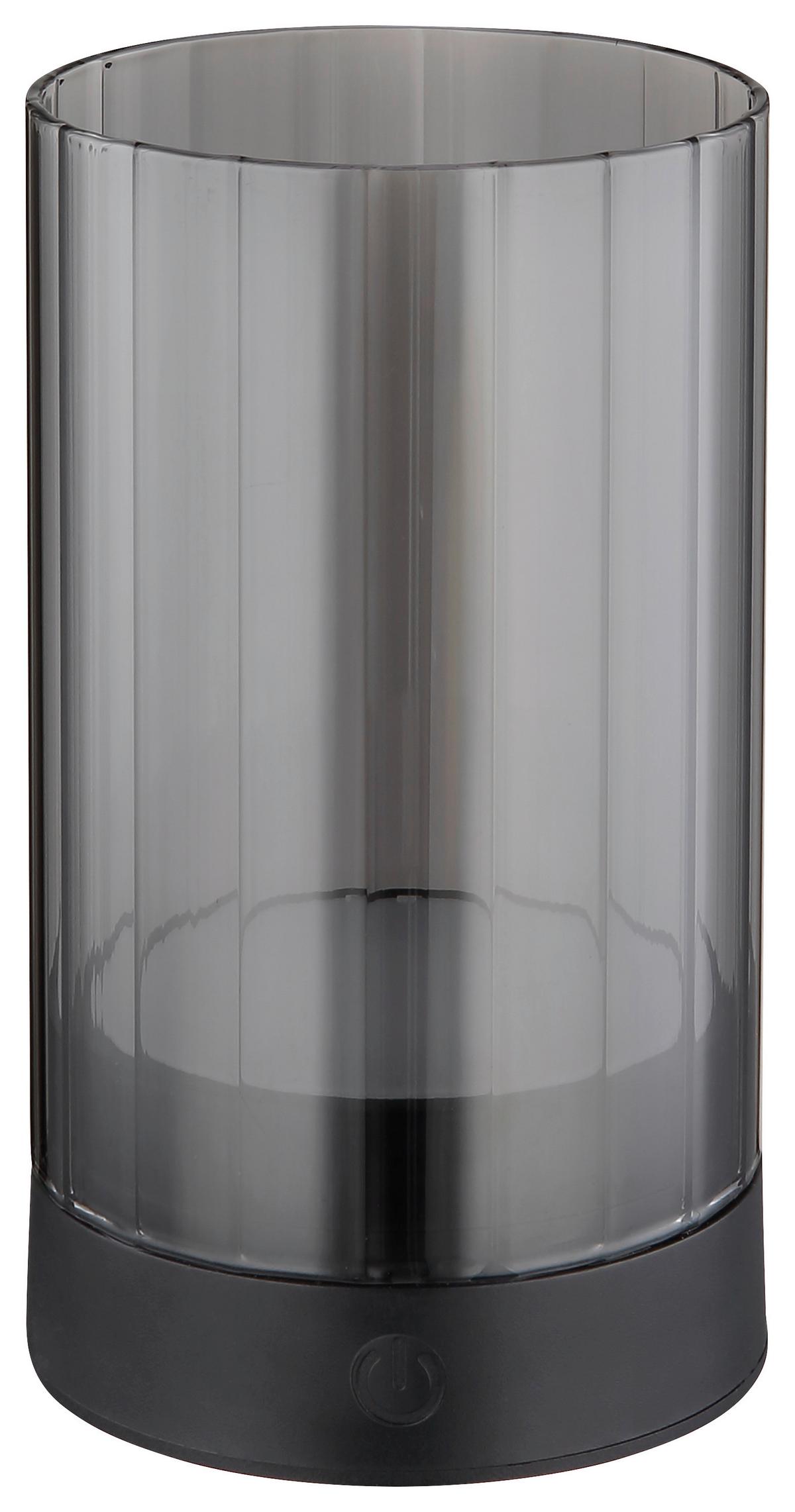 Akku-tischleuchte Adison - Schwarz, MODERN, Glas/Kunststoff (8/14cm) - James Wood