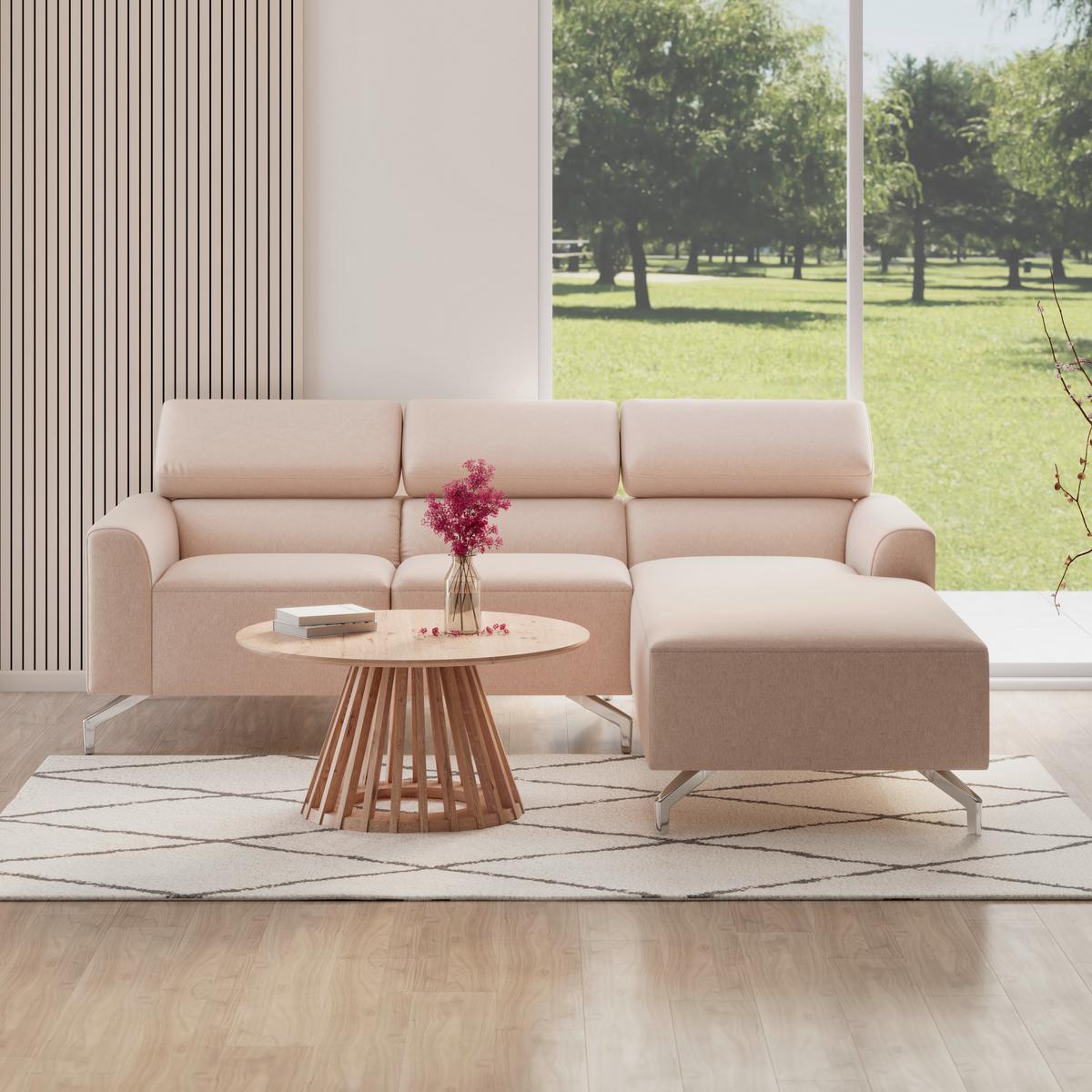 Konferenčný stolík ENNIO, farba duba - farba duba, Modern, drevo/kompozitné drevo (80/40/80cm) - Bessagi Home
