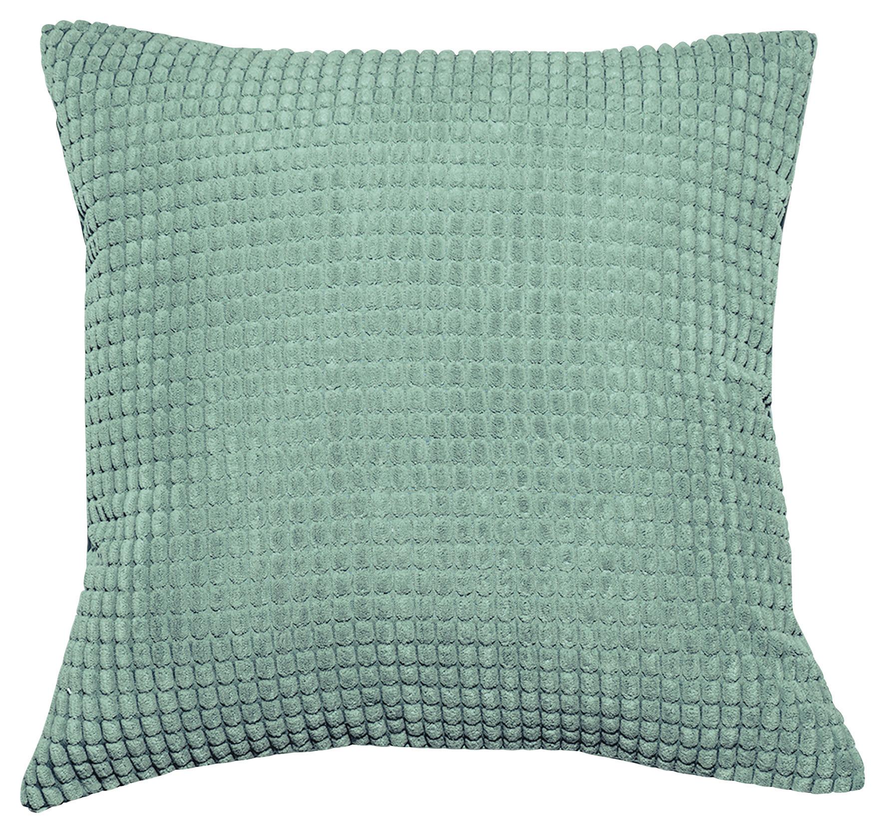 Zierkissen Halina 45x45 Cm Polyester Mintgrün Mit Zipp - Mintgrün, MODERN, Textil (45/45cm) - Luca Bessoni