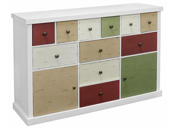 Komoda Mailand - bílá/Multicolor, Moderní, dřevěný materiál (120/77/34cm) Komoda Mailand - bílá/Multicolor, Moderní, dřevěný materiál (120/77/34cm)