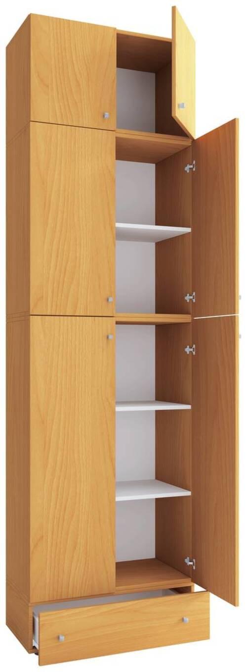 Aktenregal Lona Buchefarben B: 70 cm - Buchefarben, MODERN, Holzwerkstoff (70/240/39cm) - MID.YOU