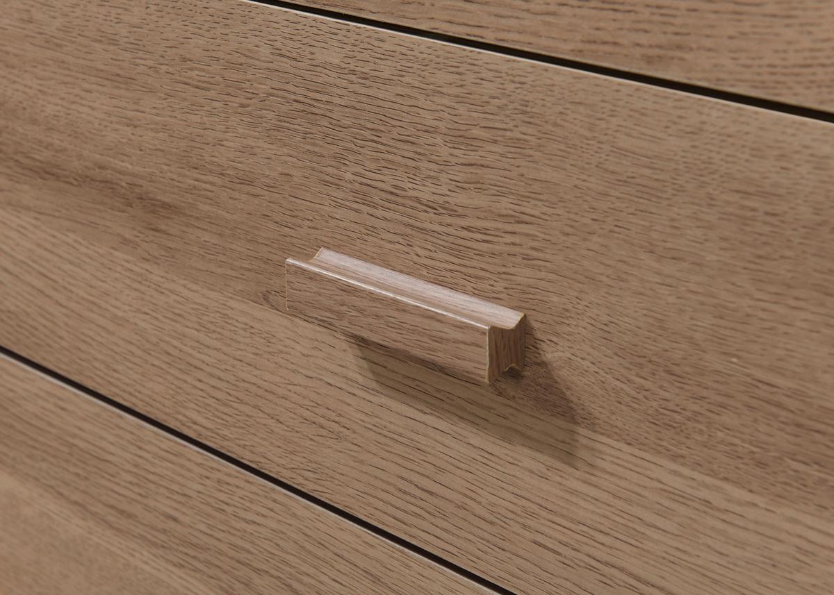 Kommode Melanie Eichefarben 80 cm - Eichefarben, Design, Holzwerkstoff (80/100/44cm) - MID.YOU