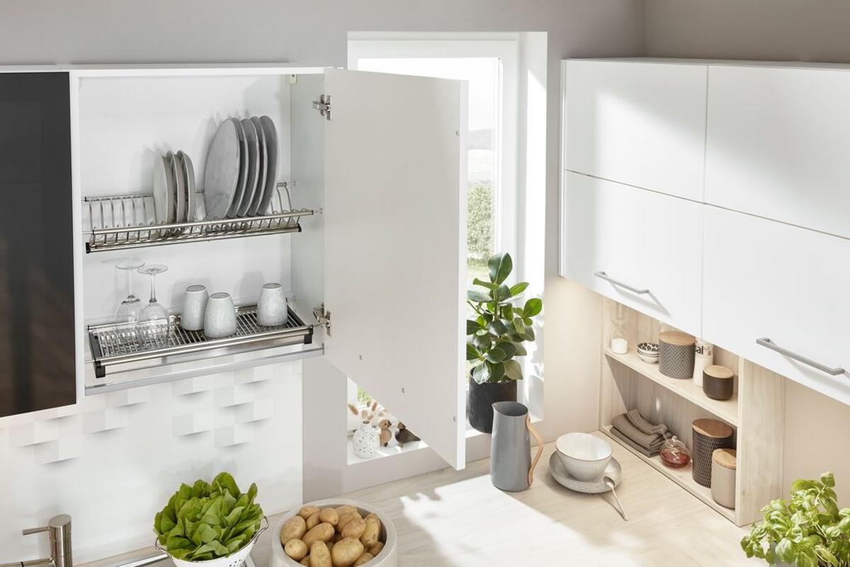 Einbauküche Ip3150 Frei Planbar Modernes Design - Anthrazit/Weiß, MODERN, Holzwerkstoff - Impuls