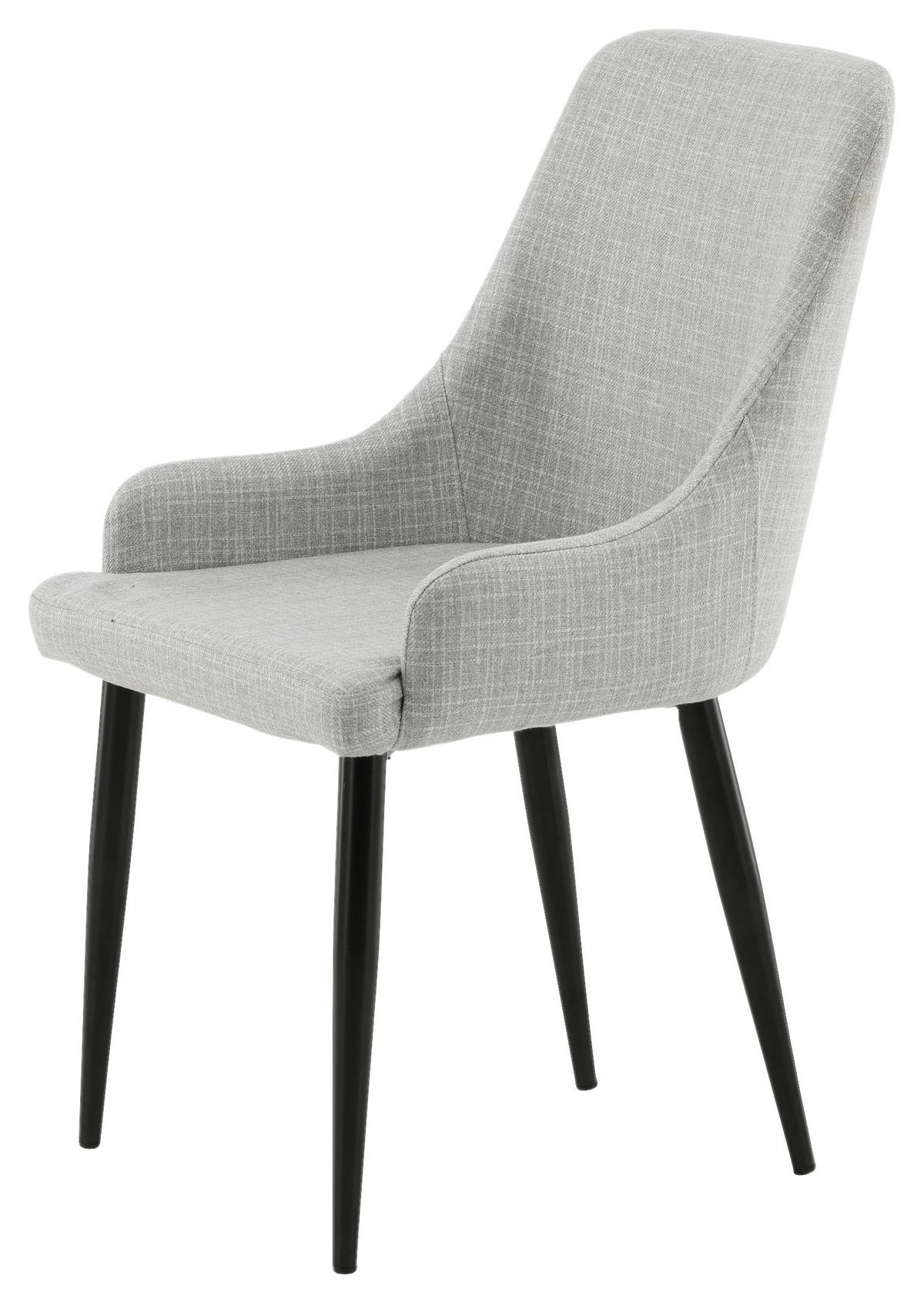 Stuhl-set Plaza Weiß B: 49 Cm - Weiß, Design, Textil/Metall (49/86/58cm) - Livetastic