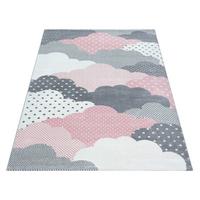 Detský koberec OBLAKY 160x230 - pink, Trend, textil (160/230cm) - Ben'n'jen