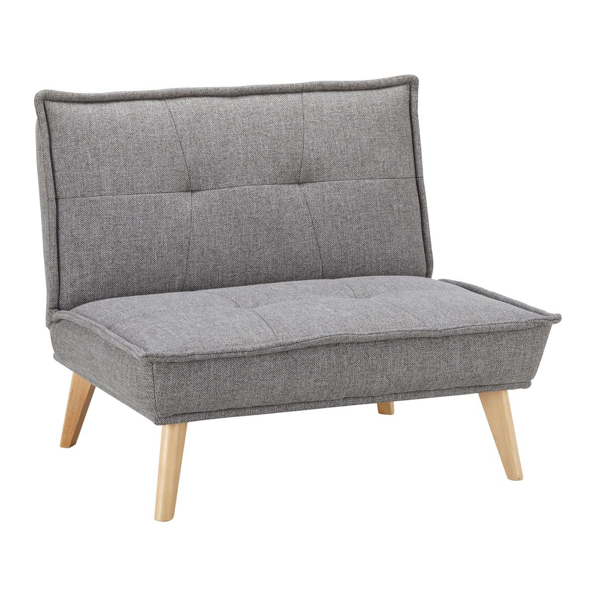 Křeslo ROMEO tmavě šedá - šedá, Moderní, dřevo/textil (99/83/84cm) - P & B