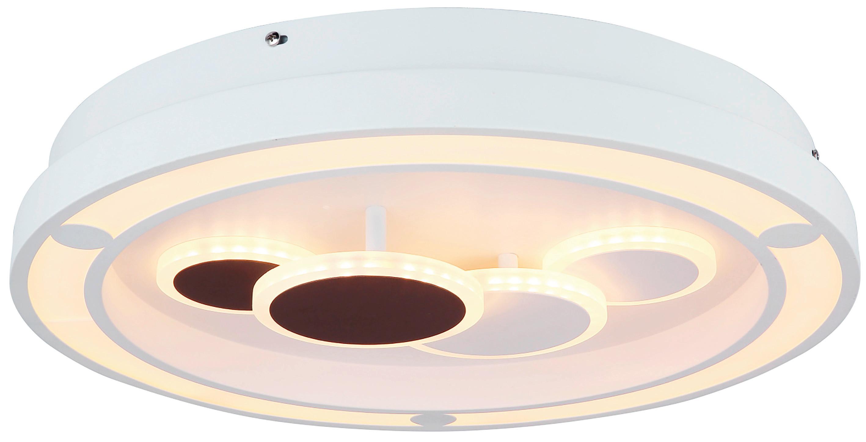 Led Mennyezeti Lámpa 48405-50 Kolli - fehér, Design, műanyag/fém (48/8.2cm)