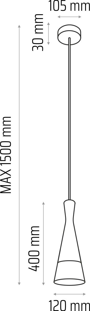 Hängeleuchte 8511136 Vegas2, 1-Fl, Grau - Weiß/Grau, Design, Holz/Textil (12/150cm)