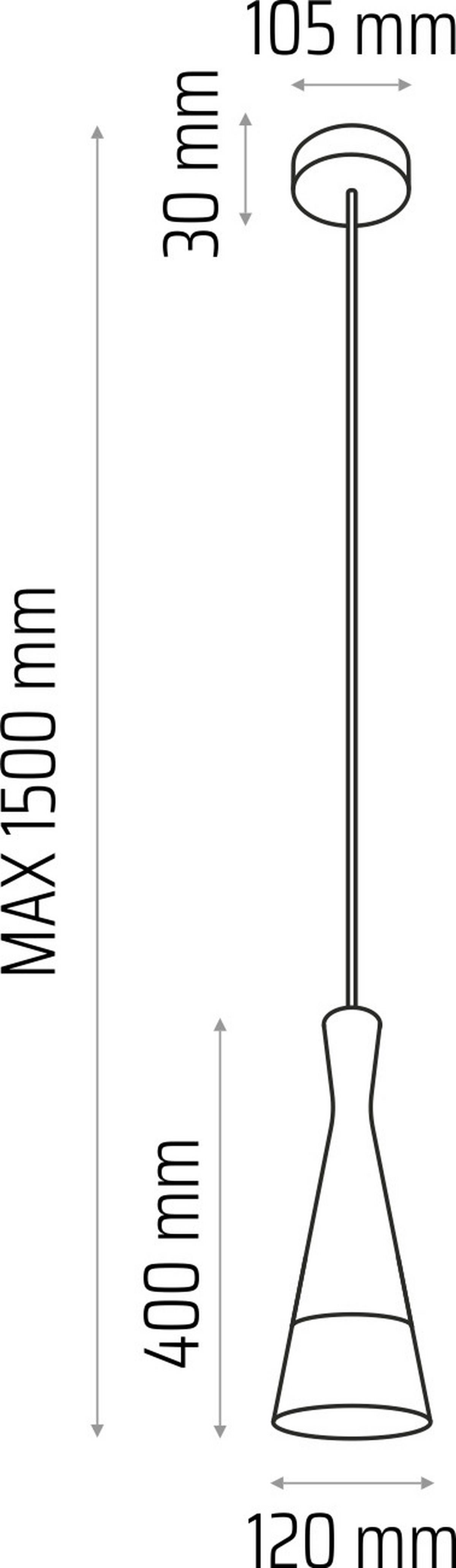 Pendelleuchte 8511145 Vegas2, 1-Fl, Eiche - Eichefarben/Weiß, Natur, Holz/Textil (12/150cm)