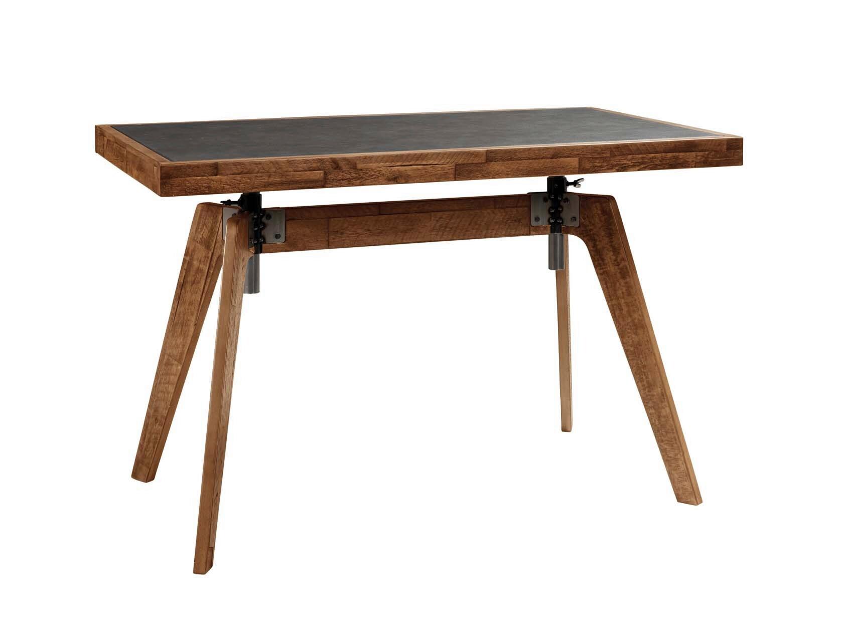 Schreibtisch Accessoires - Akaziefarben, Design, Holz/Textil (120/72-88/70cm) - Hasena