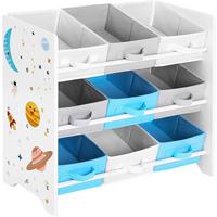 KINDERREGAL Weiß B: 62,50 cm - Weiß, Basics, Holzwerkstoff/Textil (62,5/60/29,5cm)