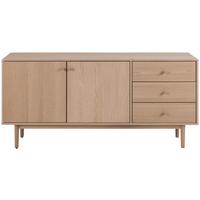 Sideboard 160 cm Aston, Echtholzfurnier Eiche - Eichefarben, MODERN, Holz (160/75/40cm) - MID.YOU