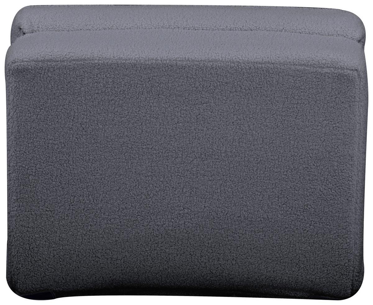 Schlafsofa Luc Grau 74x61,5x80 cm - Grau, MODERN, Textil (74/61,5/80cm) - MID.YOU