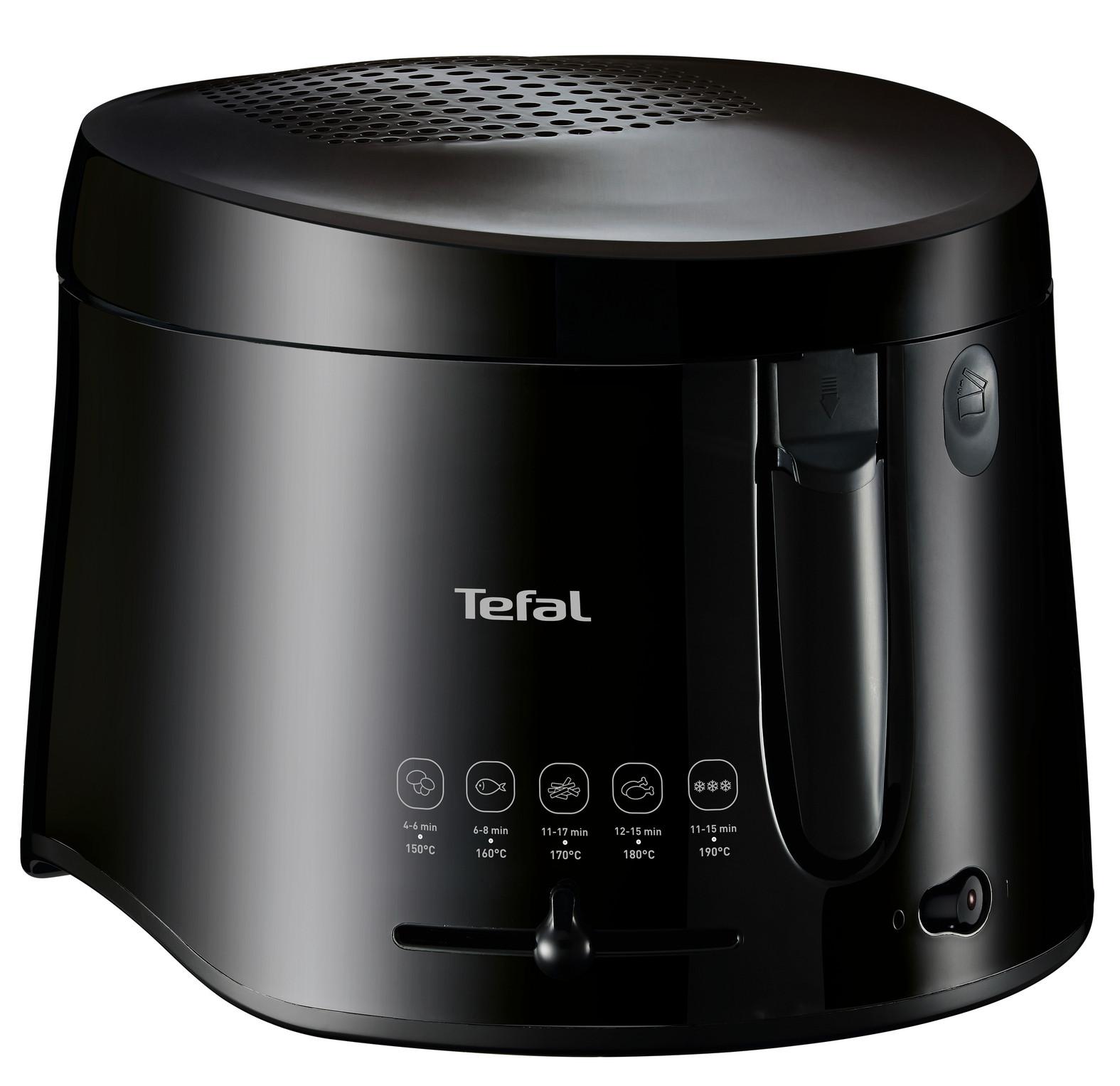 Fritteuse, 1,2kg Fassung,1900W MAXI FRY FF1078 - Schwarz, Basics, Metall (35/35/26cm) - Tefal