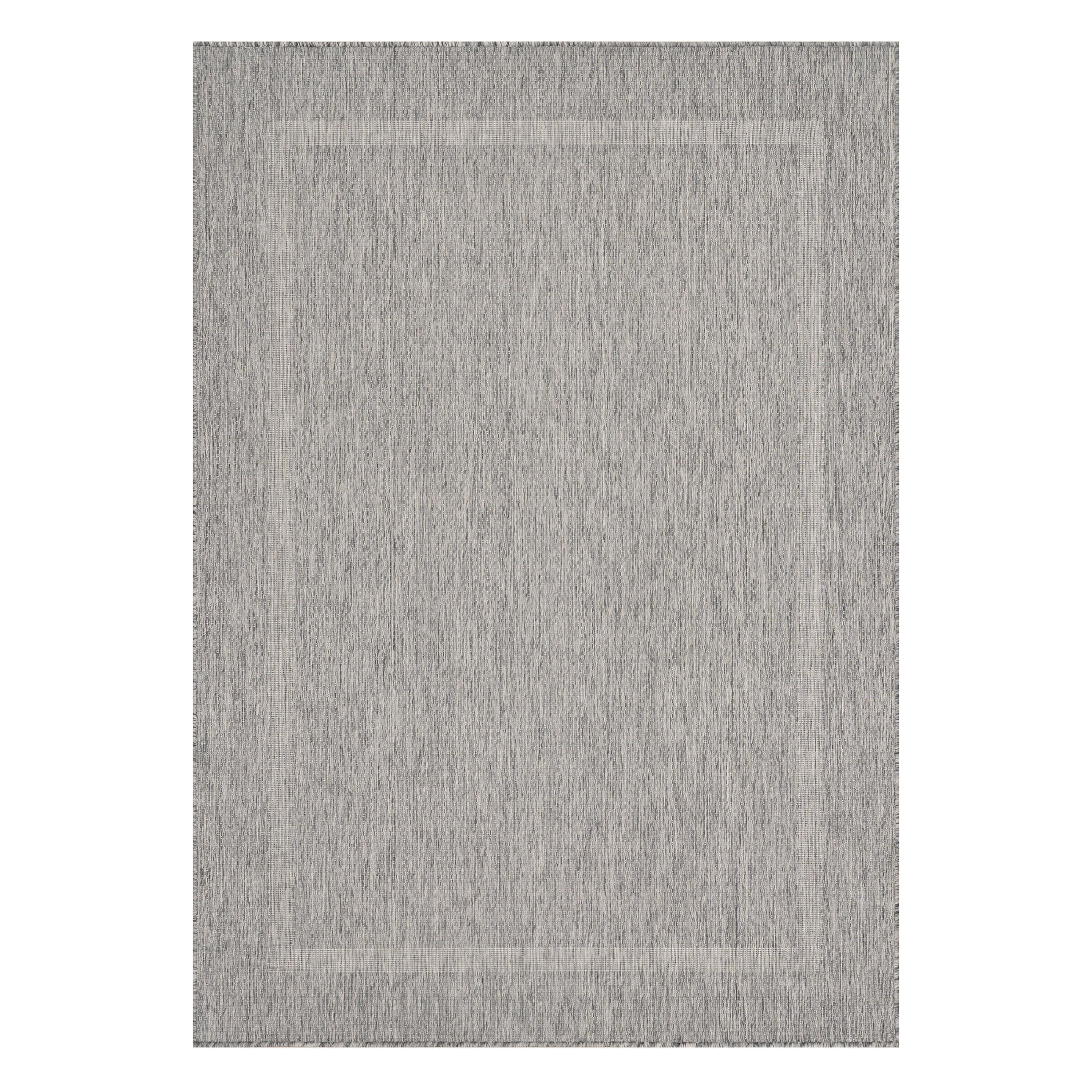 Flachwebeteppich Relax - Grau, Basics, Textil (280/370cm) - Novel