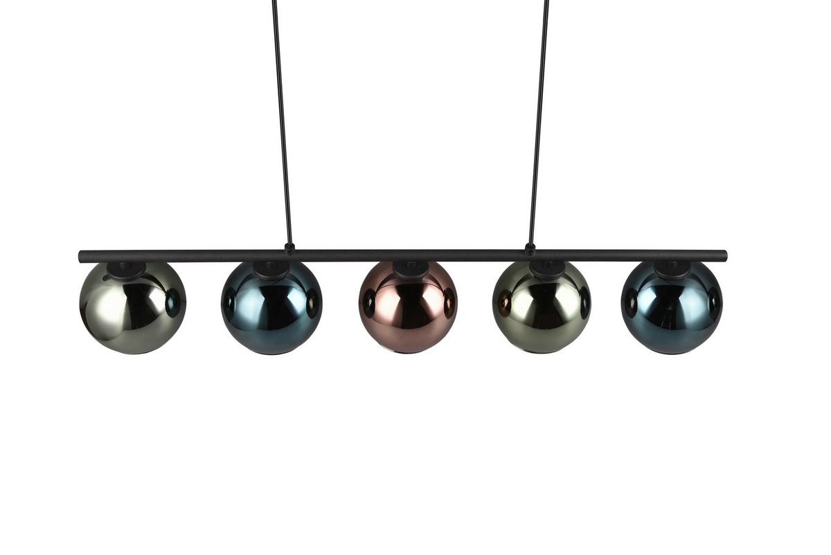 Pendelleuchte R31305017 Sheldon - Blau/Multicolor, Design, Glas/Metall (83/13/150cm)