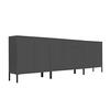 Sideboard Mailand Anthrazit B: 263,5cm - Anthrazit, MODERN, Holzwerkstoff (263,5/86/33cm) - MID.YOU