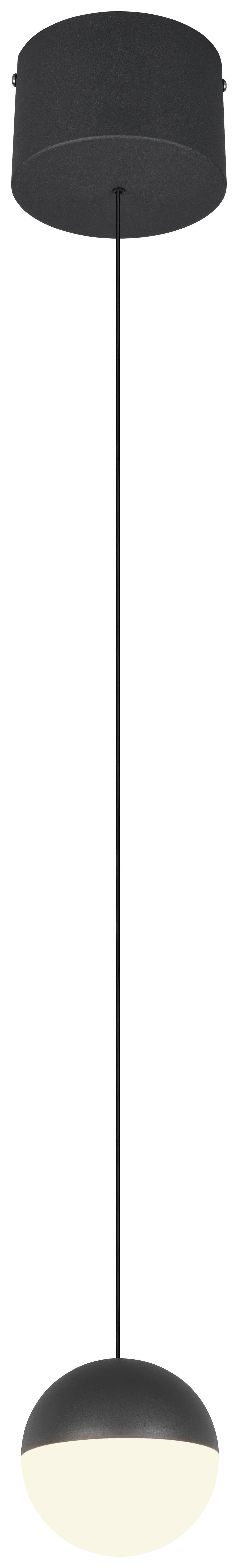 ZÁVĚSNÉ LED SVÍTIDLO SESTINE - bílá/černá, Moderní, kov/plast (11/150cm) - Mömax