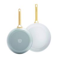 Pfannenset 2-teilig. DM 26+30 cm - Goldfarben/Weiß, Basics, Metall (26 & 30cm) - GreenPan