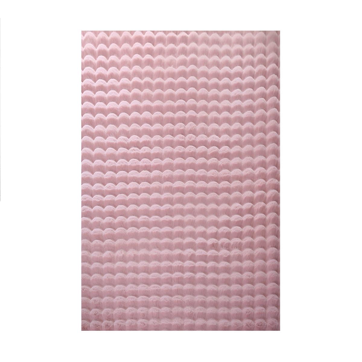 Hochflorteppich, Rosa,f: 25mm Ambiance - Rosa, Basics, Textil (80/250cm)