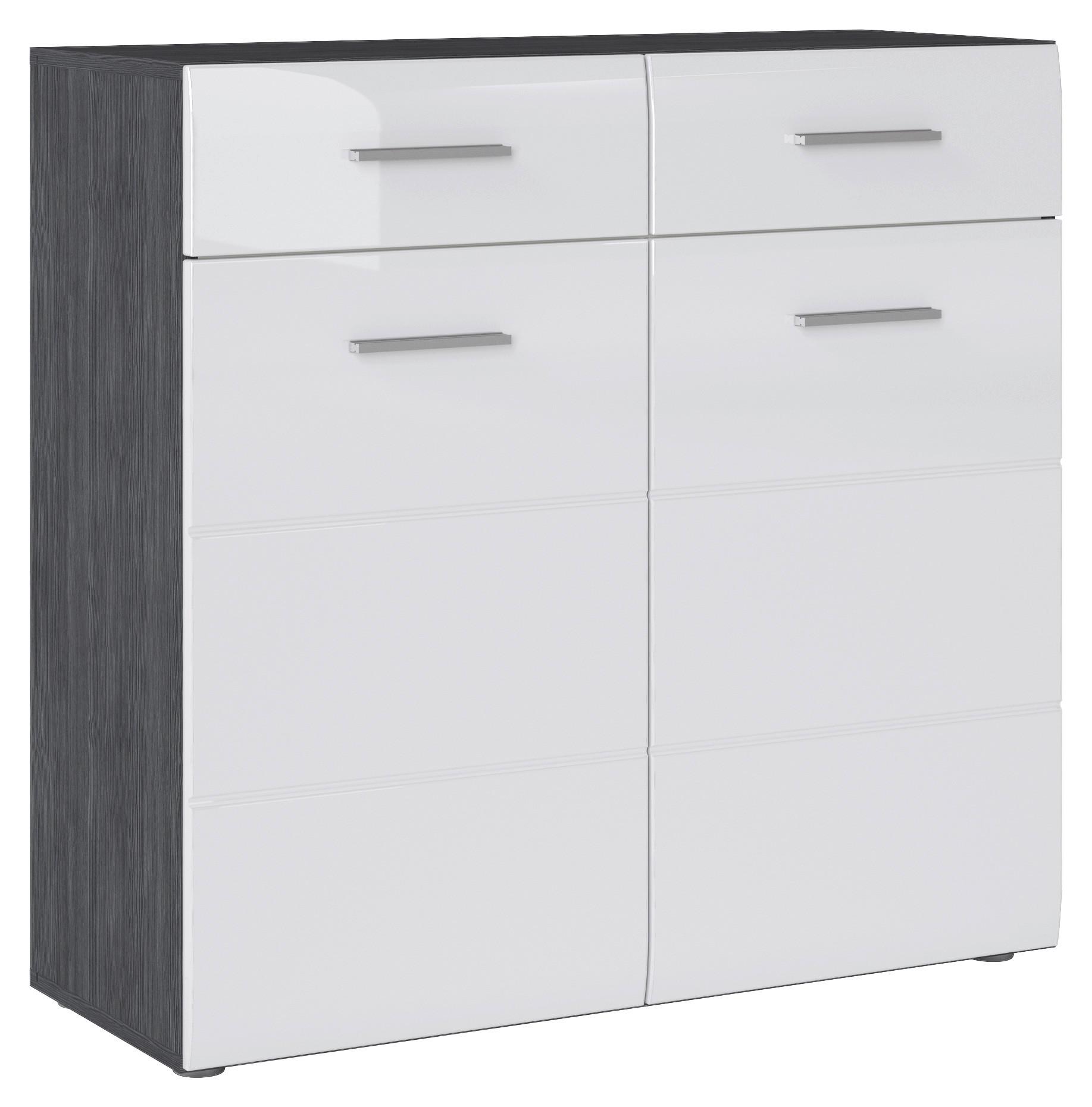 Cipősszekrény Salve - Modern, faalapú anyag (90/86,9/35cm)