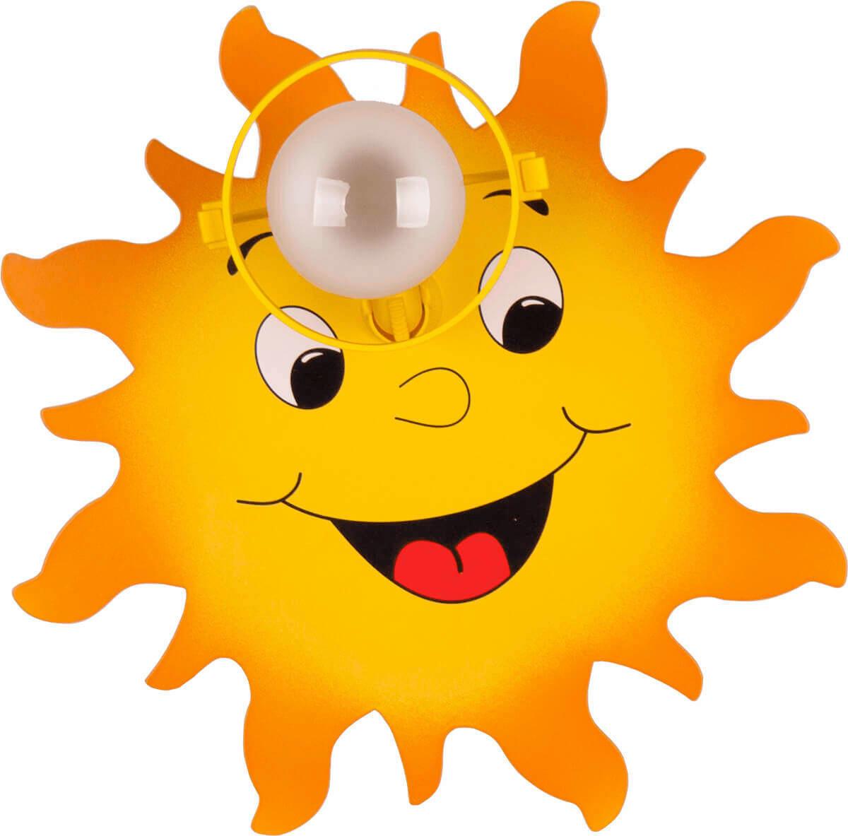 Kinderwandleuchte 5216108 Sonne3 1-Fl - Blau/Gelb, Basics, Holzwerkstoff/Kunststoff (23/16cm)