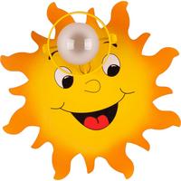 Kinderwandleuchte 5216108 Sonne3 1-Fl - Blau/Gelb, Basics, Holzwerkstoff/Kunststoff (23/16cm)