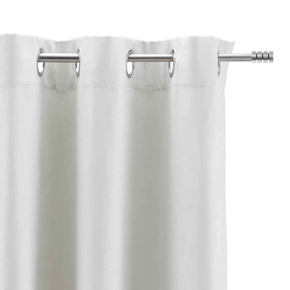 ZÁVĚS S OČKY Velours, 140/245cm, písková - pískové barvy, Moderní, textil (140/245cm) - Modern Living