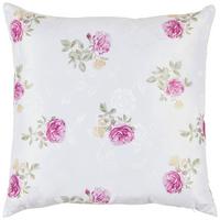 Zierkissen Laura - Altrosa/Weiß, ROMANTIK / LANDHAUS, Textil (45/45cm) - James Wood