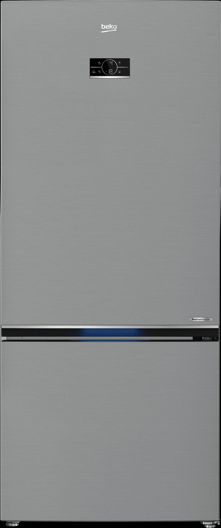 Kühl-Gefrier-Kombination B7RCN E595ZXPW, Nutzinhalt ges. 551L - Edelstahlfarben, Basics (78/187/76cm) - Beko